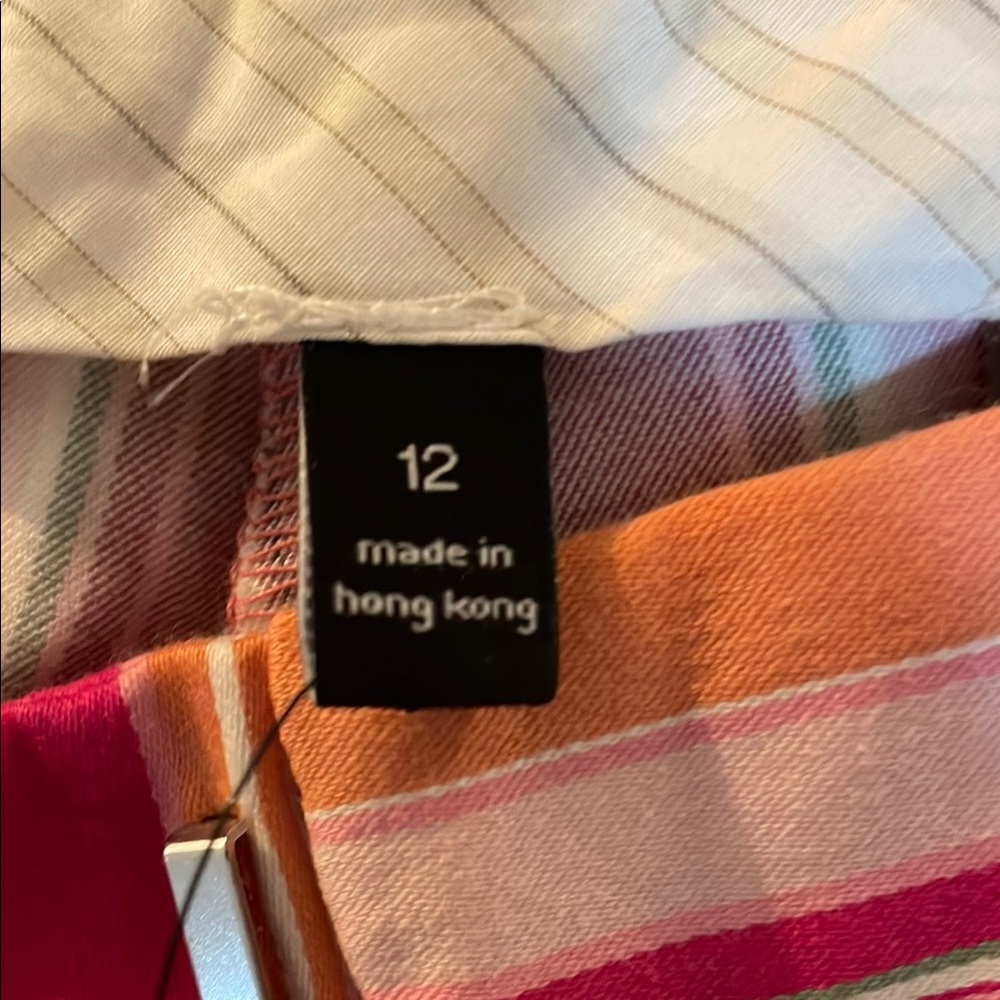 The Limited Multicolor Striped Straight Leg Pants - Picture 3 of 8
